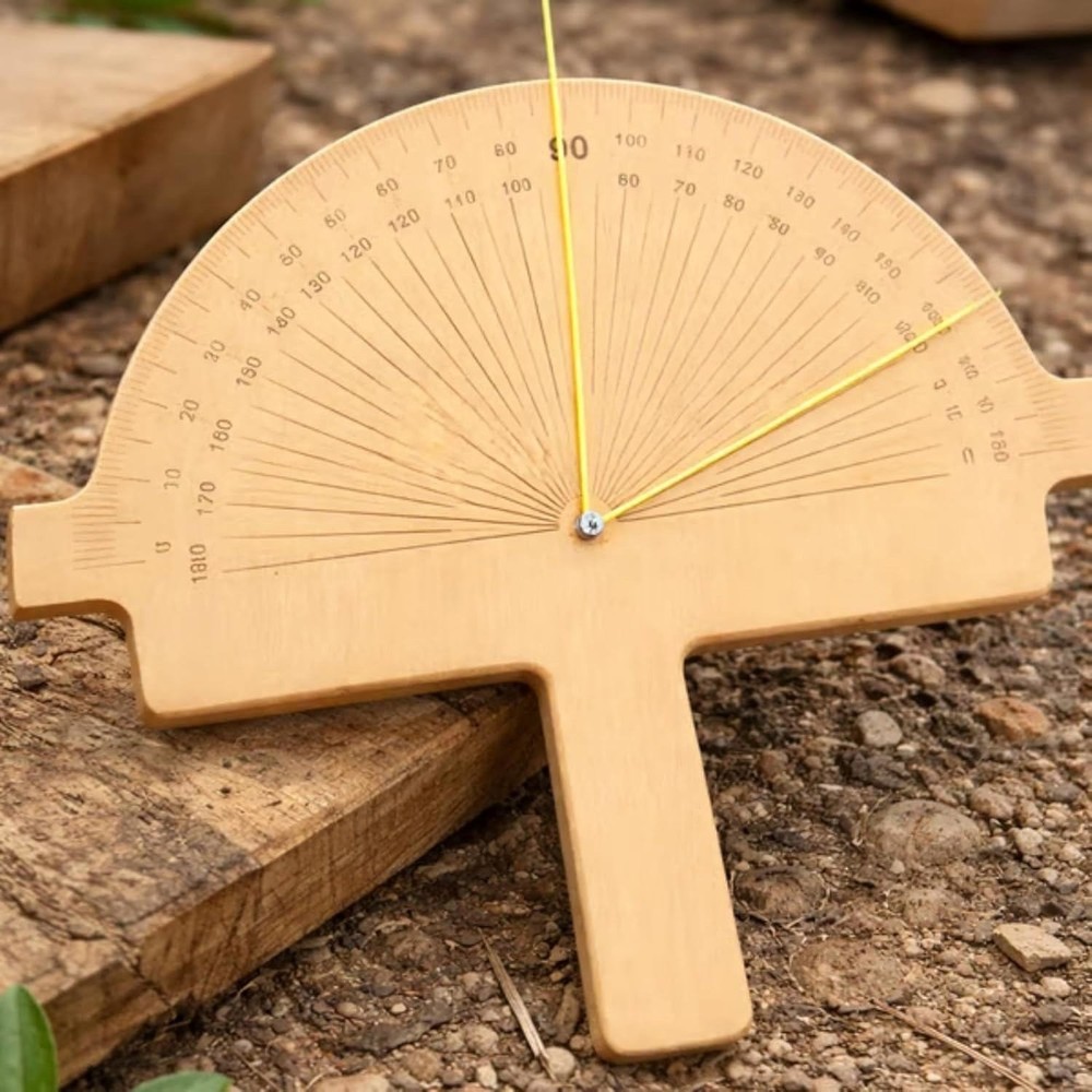 Wooden Angle Finder Tool – Precision String Line Angle Finder US