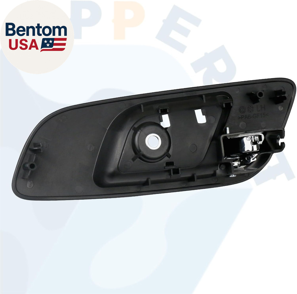Interior Door Handle for Left Driver Side Black Compatible with 2007-2014 Chevy