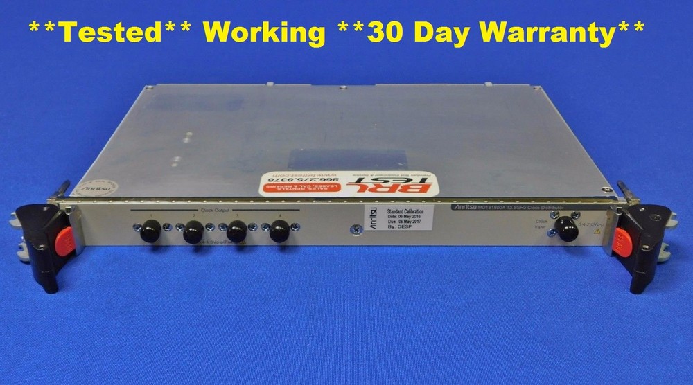 ANRITSU MU181800A 12.5 GHz Clock Distribution Module