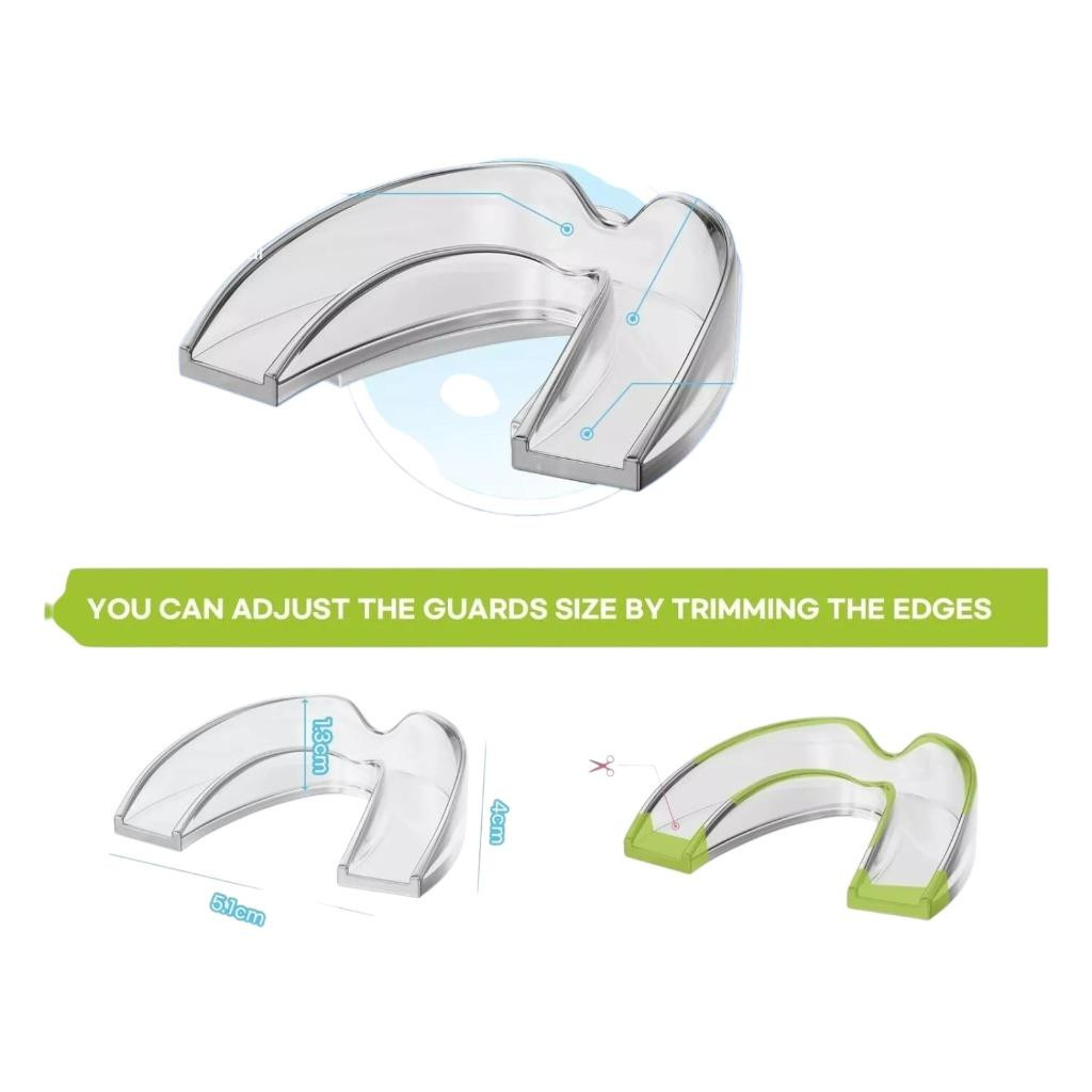 (12-Pack) Versatile Mouth Guards Teeth Grinding, Sports & Whitening Custom Fit