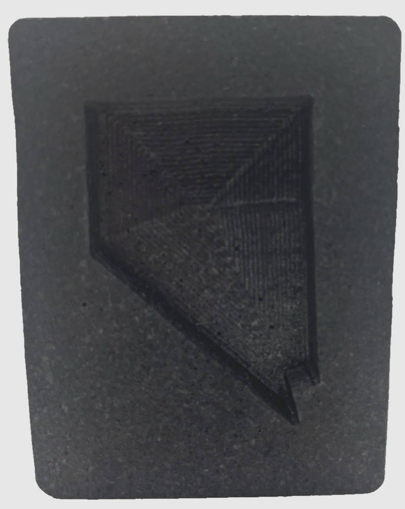 Graphite Ingot Mold For Casting 5 oz Gold Nevada