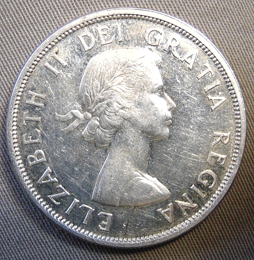 CANADA 1964 BU UNCIRCULATED .800 silver dollar