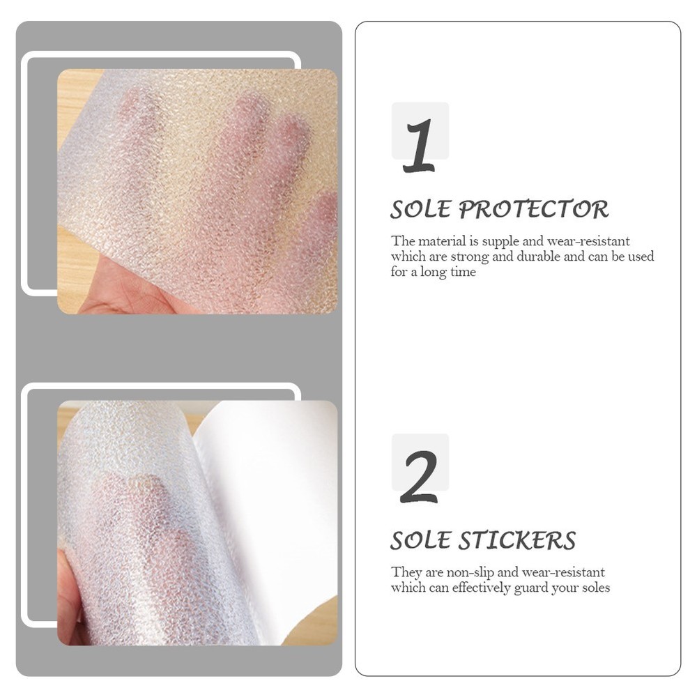 2 Pack Sneaker Sole Protector Grip for Shoes Bottom Self Adhesive