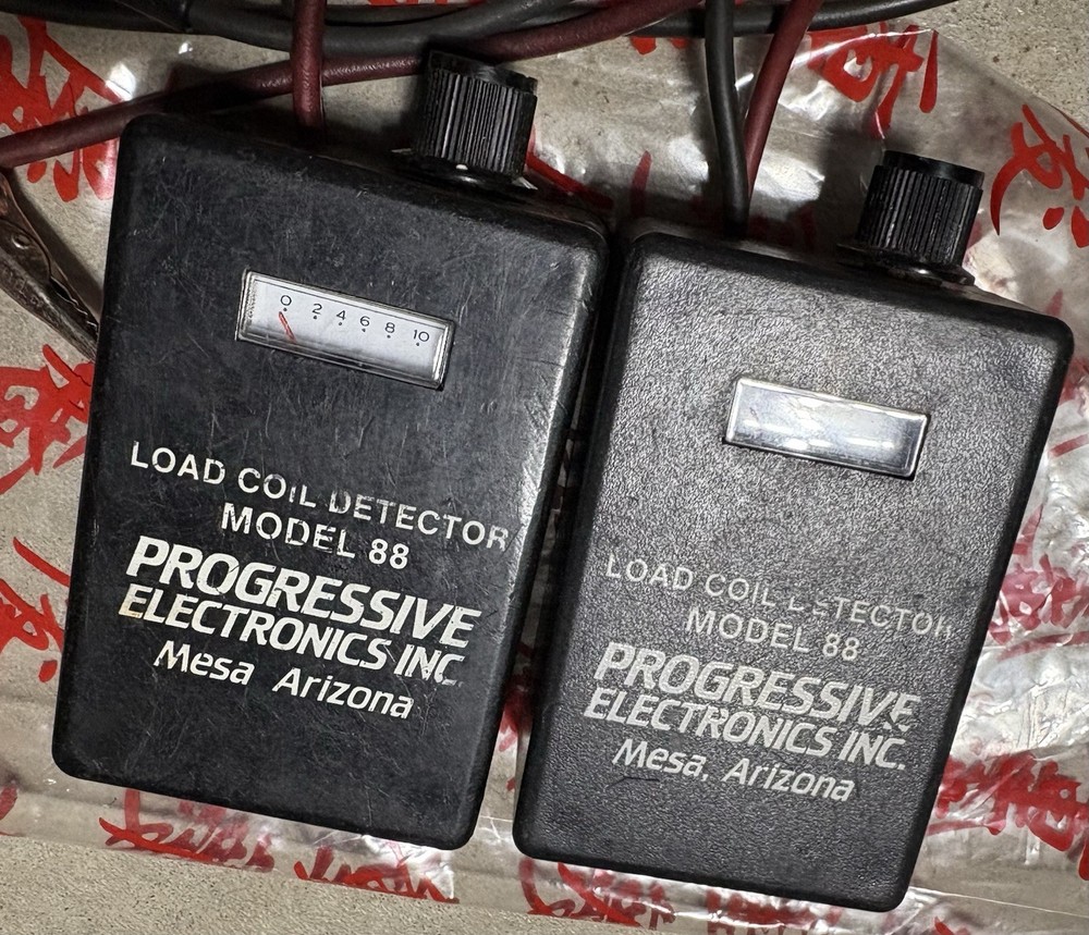 Lot: 2 Progressive Electronics Inc. Model 88 Load Coil Detectors
