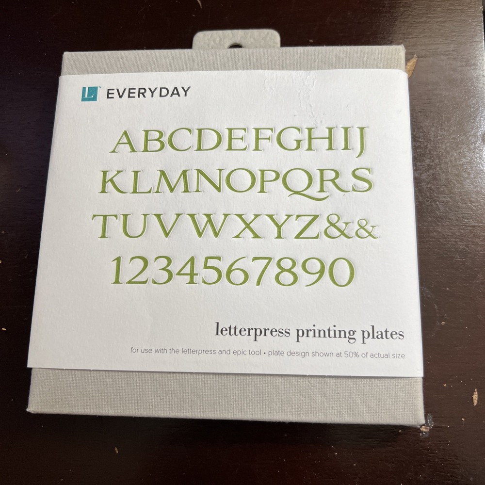 Letterpress Printing Plates