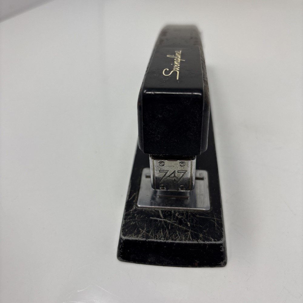SWINGLINE 747 Stapler Model 94-41 BLACK Vintage Classic Solid Condition