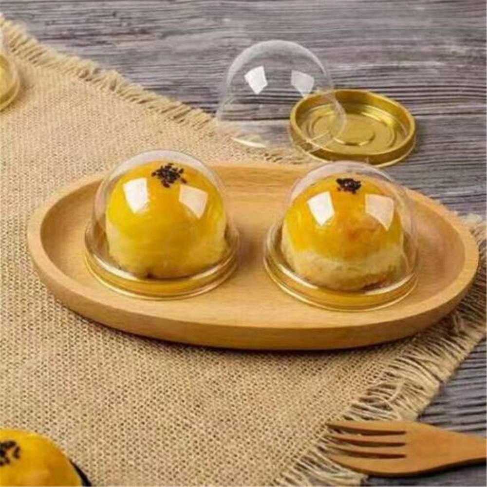30pcs Clear Plastic Mini Cupcake Boxes Cake Packing Boxes Muffin Pod Dome Box
