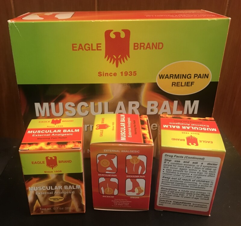 12x EAGLE BRAND Muscular Balm 20g Medicated External Cooling Pain Ache Relief