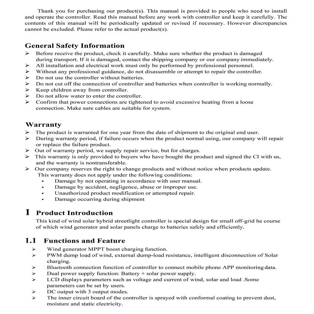 Smart Bluetooth Power Controller Solar & Wind Generator Transfer Switch 48V DC