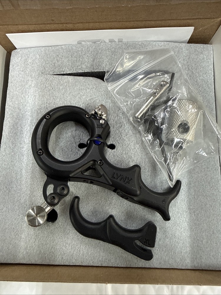 Stan Lynx Hinge Archery Release - Black - X Large - Item 3364