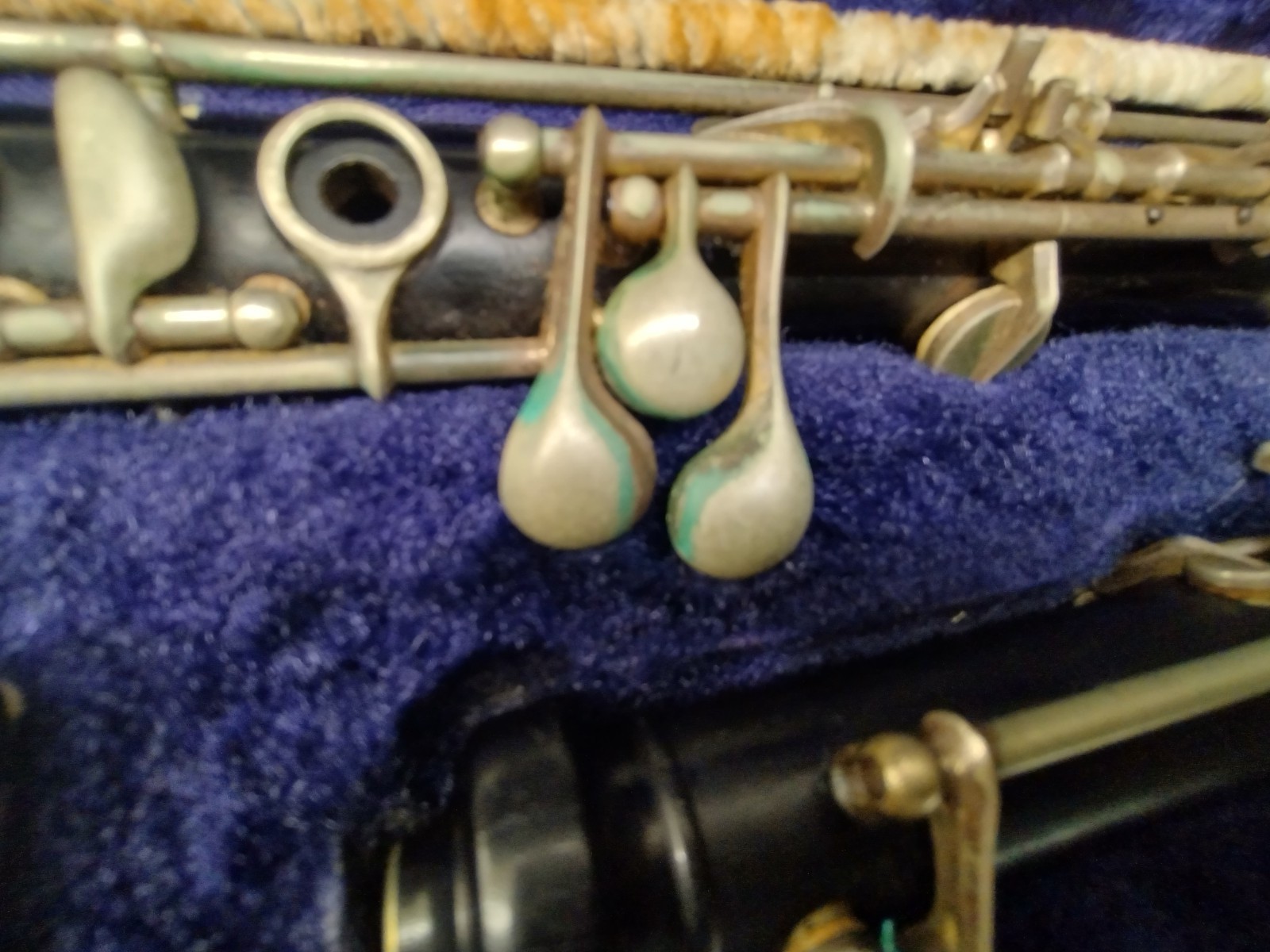 F.Buisson Oboe + Vintage Case Old Antique Musical Instruments