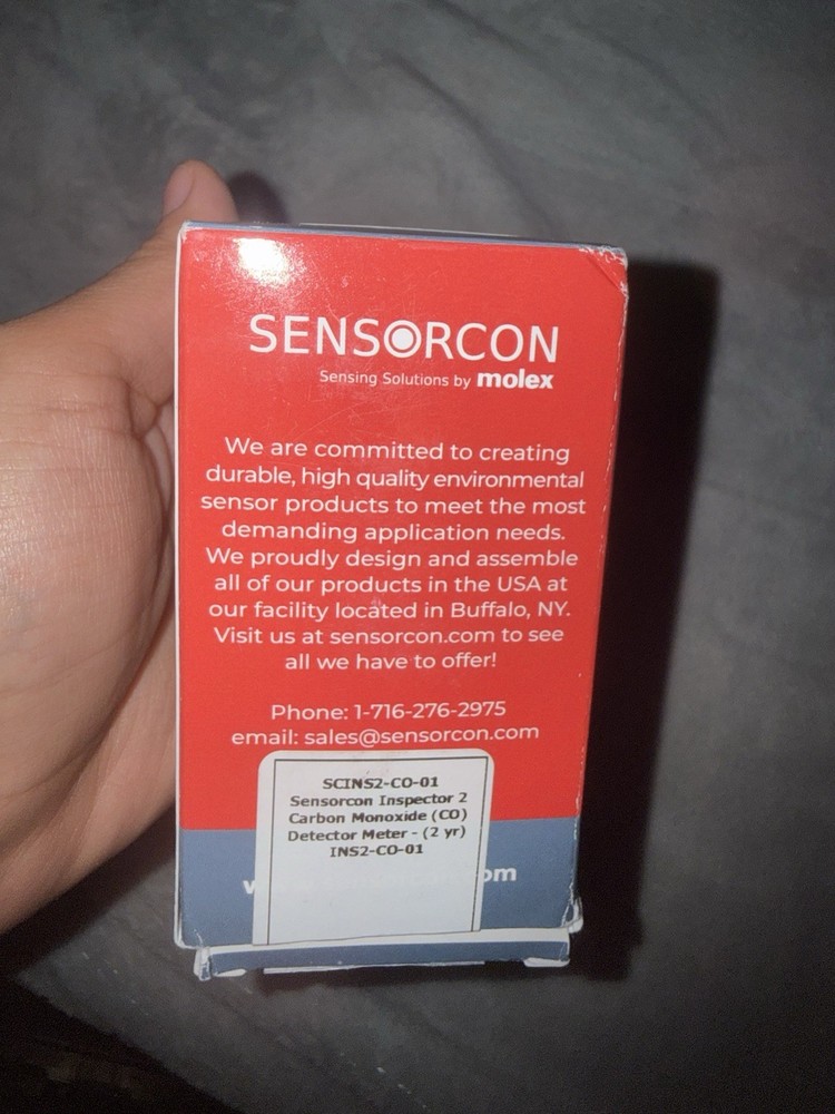 Sensorcon Inspector 2 Personal Carbon Monoxide Detector