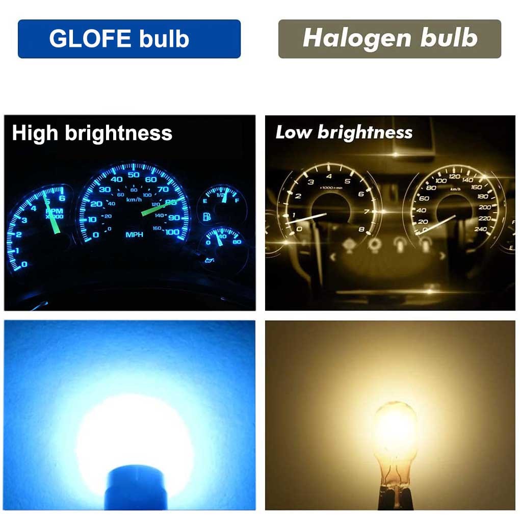 Ice Blue Gauge Cluster LED Dashboard Bulbs For Chevy 73-87 K10 K20 K30 Truck