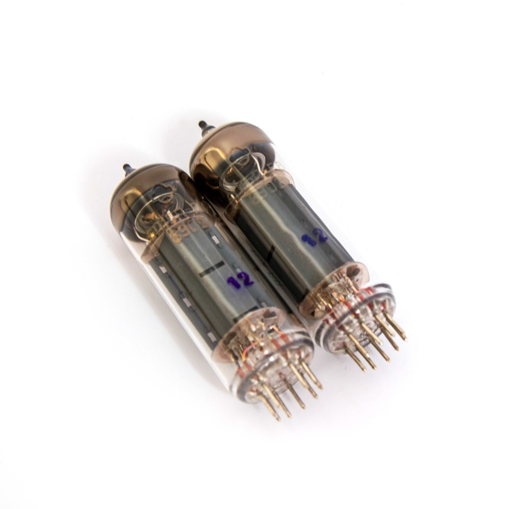 Matched Pair 6P14P-EV / 7189 / 6BQ5 / EL84 NOS! OTK! RARE!