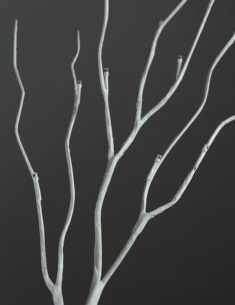 LIGHTSHARE Lighted Tree 8FT 132 LED Lighted Birch Tree for Decoration Inside ...