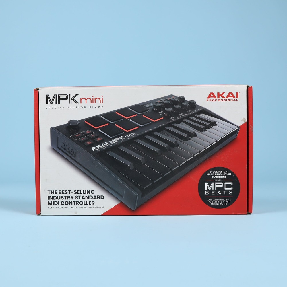 Akai MPK Mini 25 Keys Keyboard Controller - Black Edition
