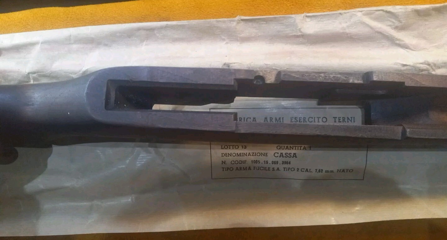 BM59 BM59E Stock Fabrica Armi Esercito Terni Meccanica Trentina M1 Garand WWII