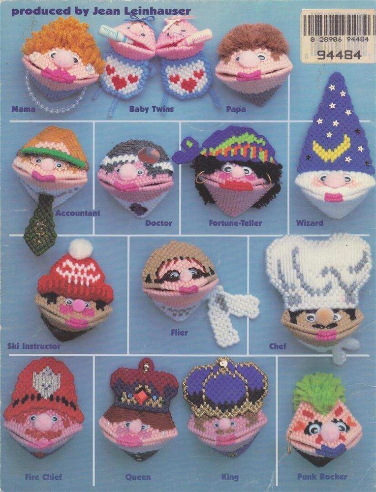 OOP!!! PLASTIC CANVAS SQUEEZUM FOLKS 24 PROJECTS TOO CUTE!!!