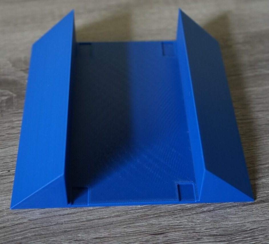PlayStation 2 PS2 vertical Stand Blue 3d print
