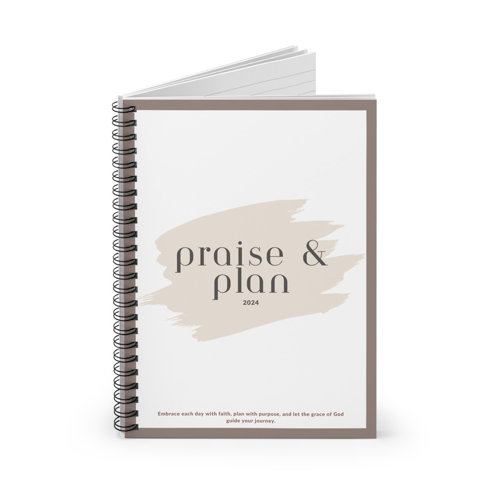 Praise & Plan Spiral Notebook - Ruled Line