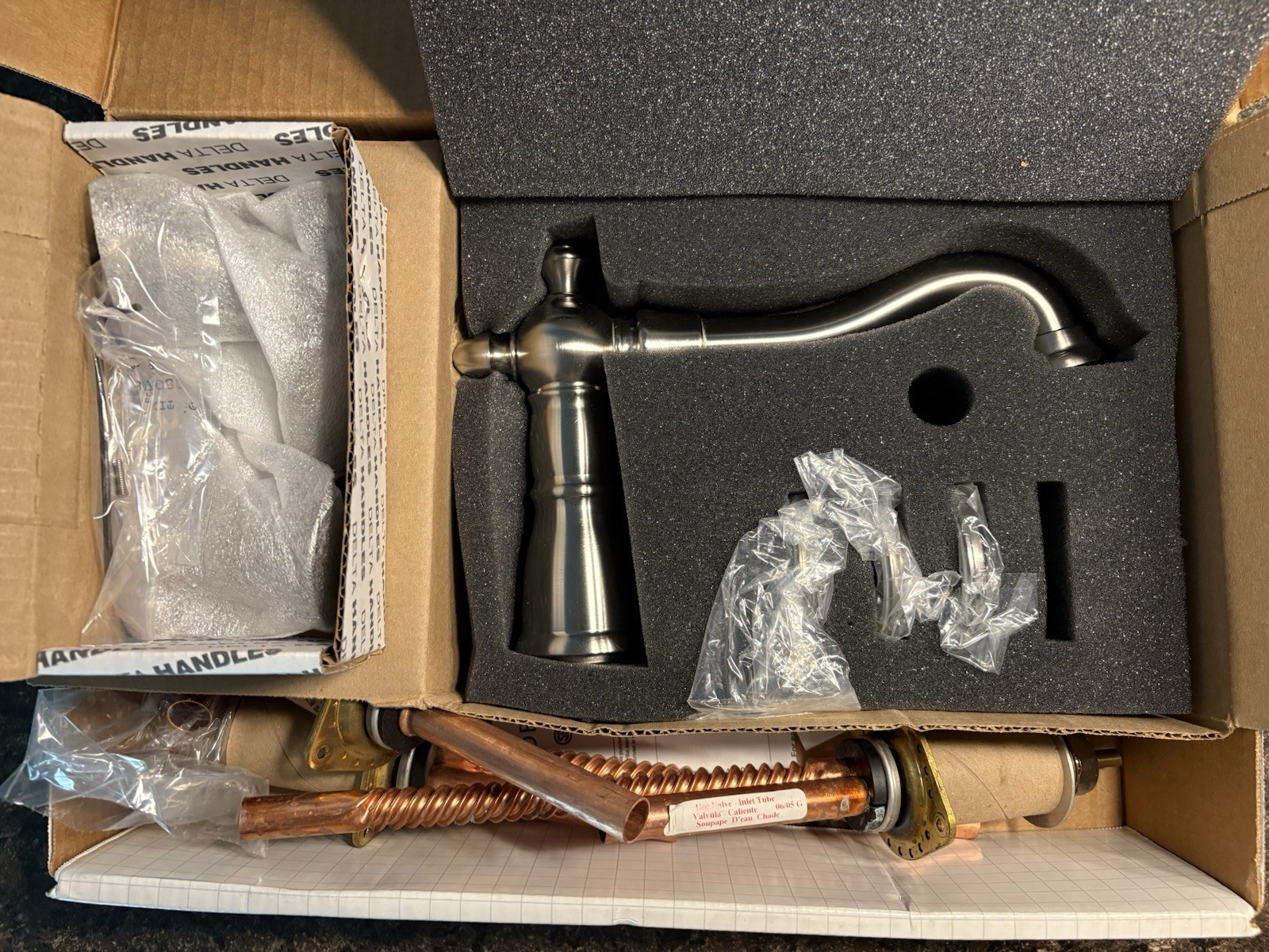 DELTA Roman Tub Trim Faucet | Victorian Collection STAINLESS | 2755SS-616SS