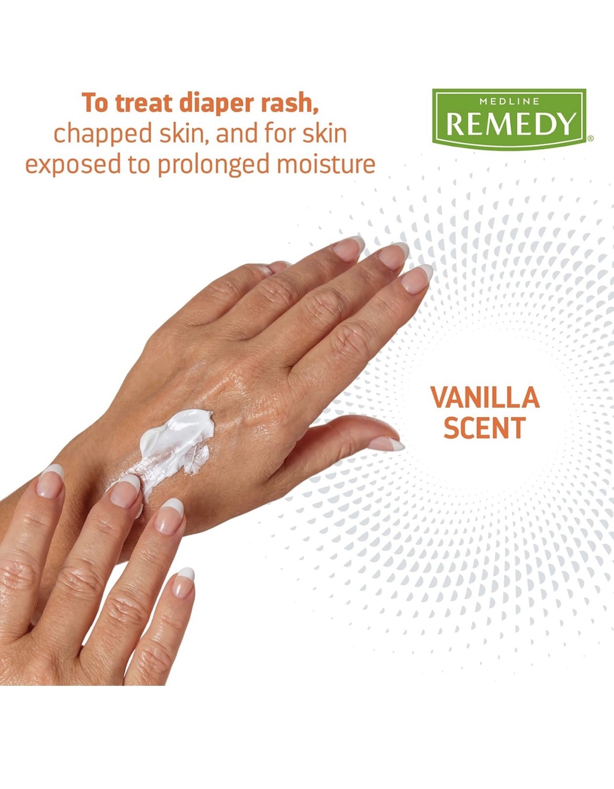 Medline Remedy Zinc Oxide Paste Skin Protectant, Vanilla Scent, 4 OZ, 2 pack