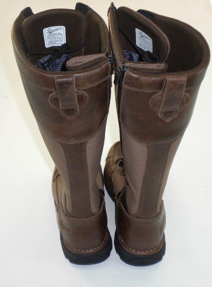 Danner 45041-9D Mens Size 9 D width 17" Sharptail Sidezip Snake Boot