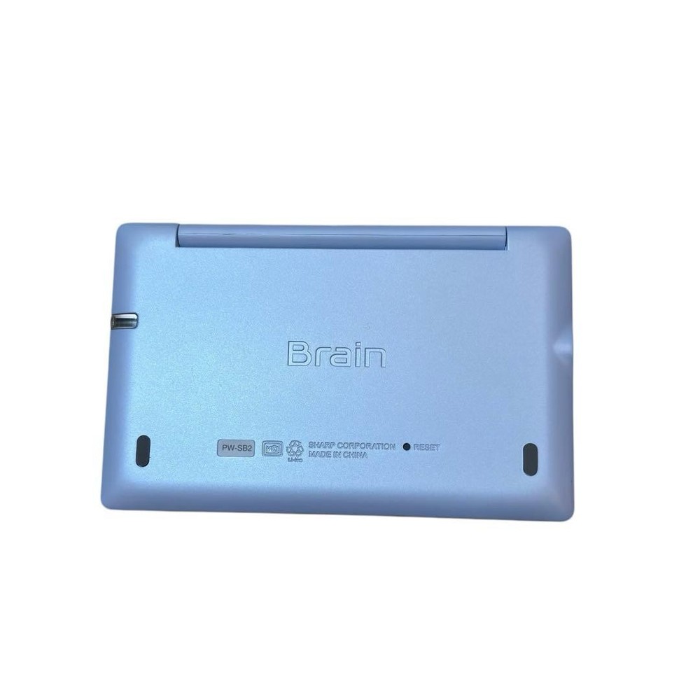 SHARP Brain PW-SB2 Electronic Dictionary Blue White microSD Japanese