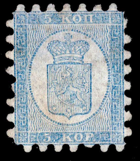 Finland Scott 4 Used with short perf.