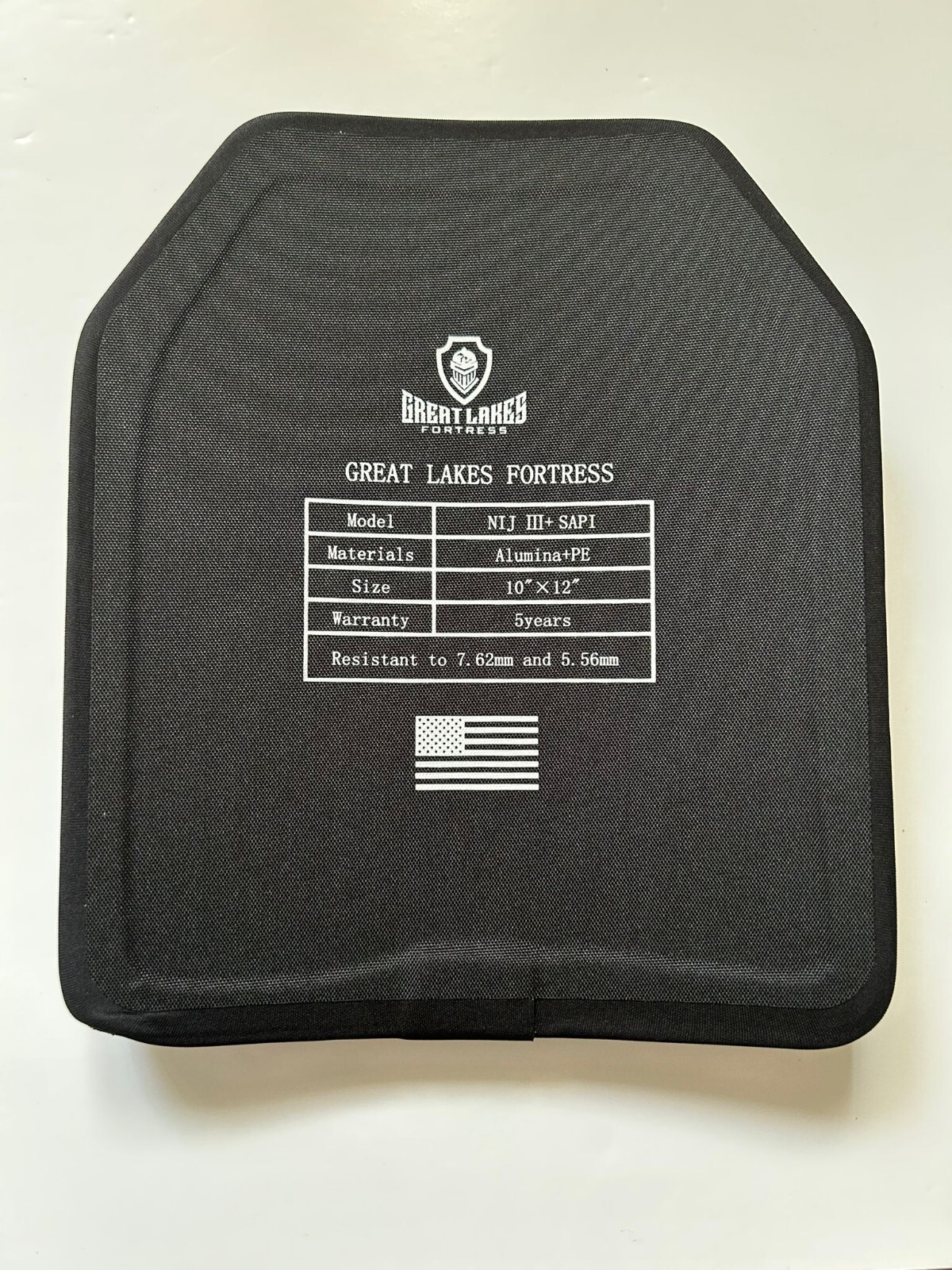 Level 3+ 10x12 Mosaic Ceramic/PE Ballistic Armor plate Pair for tactical vest