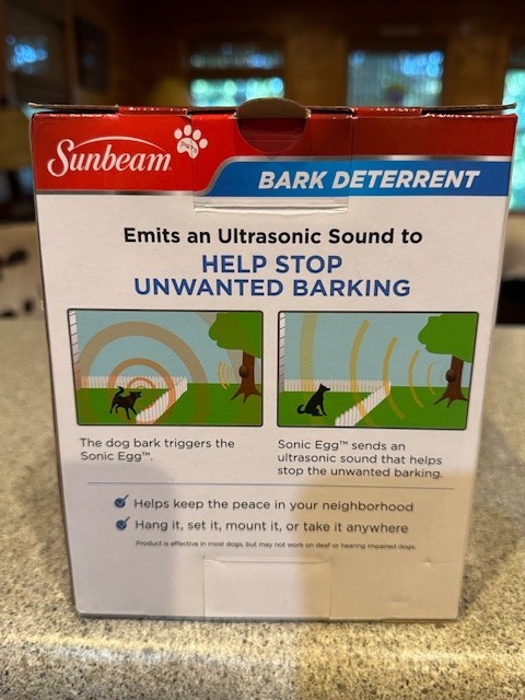 Sunbeam Sonic Egg - Ultra Sonic Bark Control