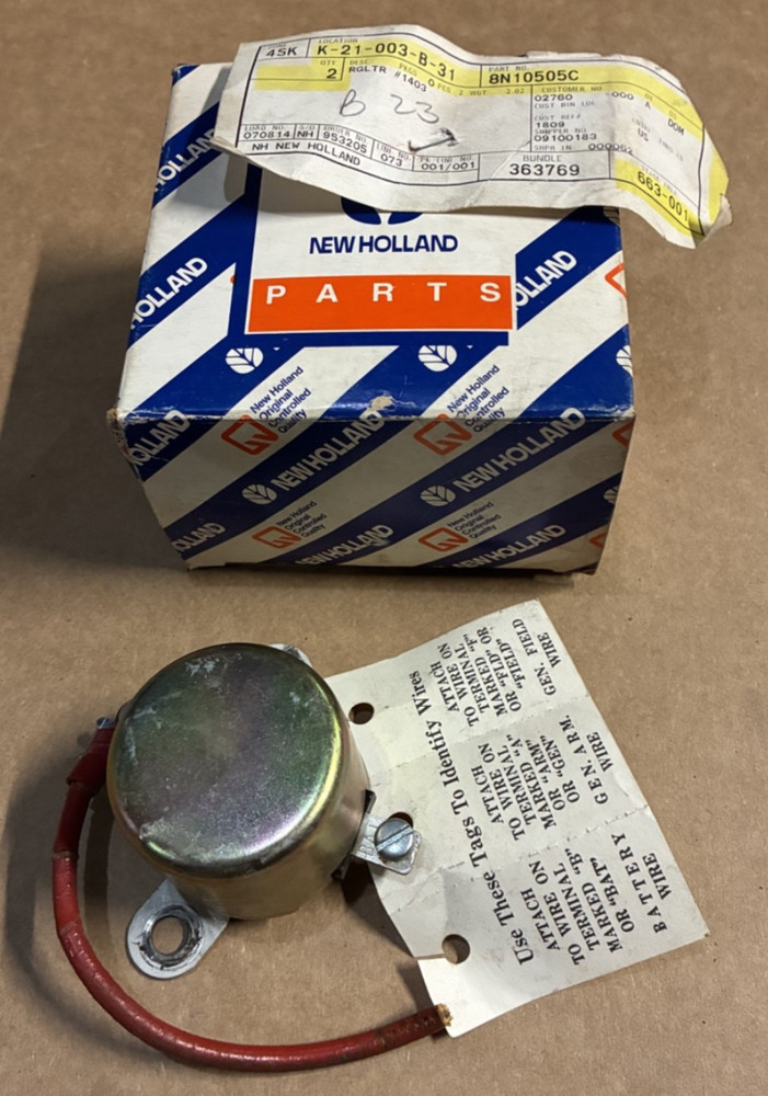 Voltage Regulator 6 Volt for Ford Tractor 8N10505C