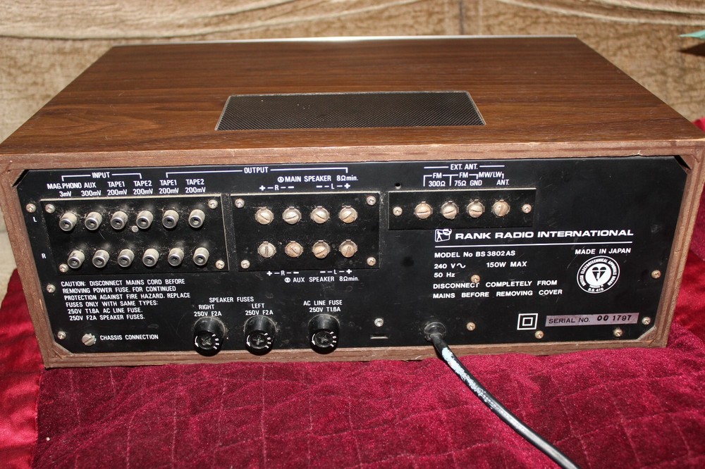 Vintage Bush BS3802 AS Amplifier Receiver