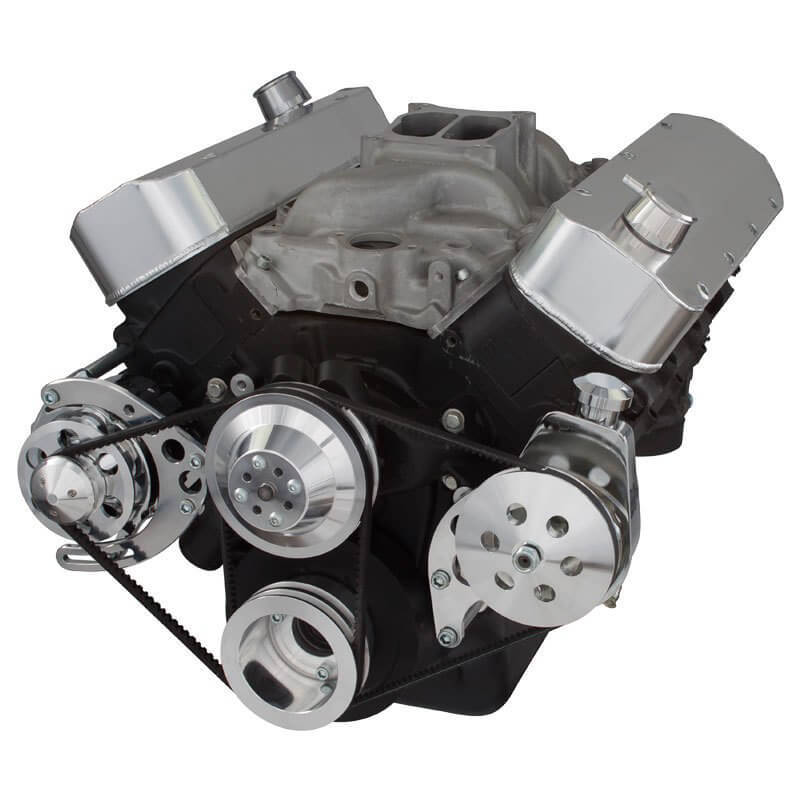 Chevy Big Block V-Belt System - Power Steering, LWP