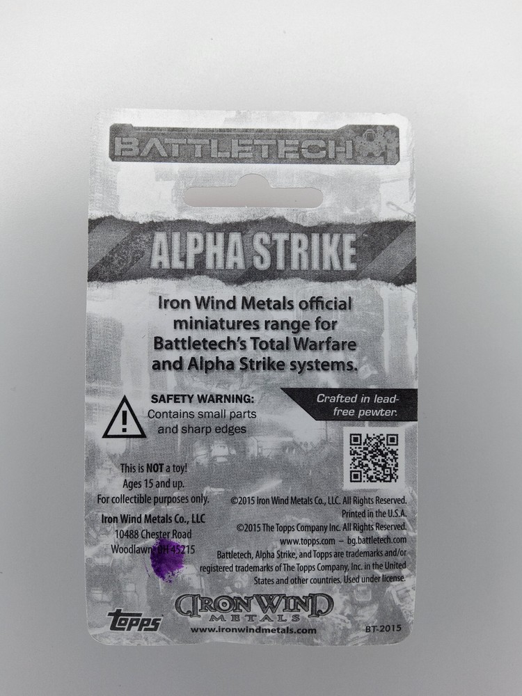 Battletech Miniatures - Commando COM-2D - 20-5185 - Iron Wind Metals