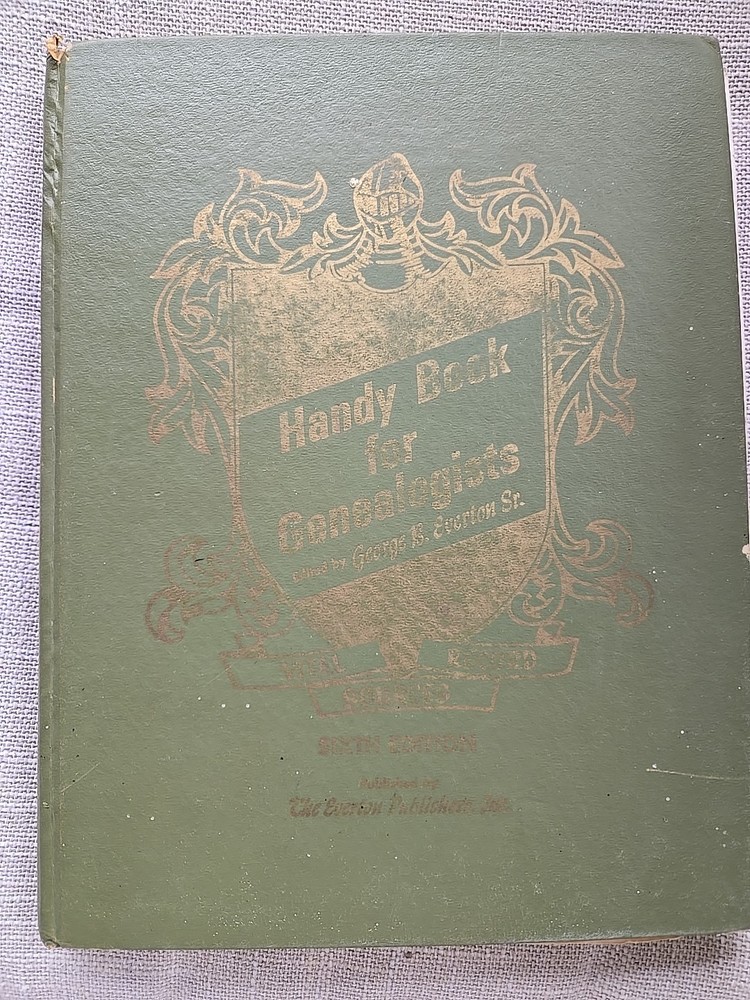 HANDY BOOK FOR GENEALOGISTS