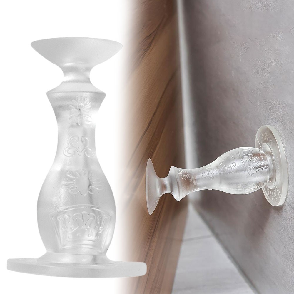 Invisible Adhesive Wall Mounted Door Stop Wall Protector, Pad Door Stop TL