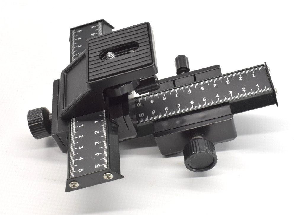 Camera Marco Fine Adjustable Holder Base for Tripod Mount