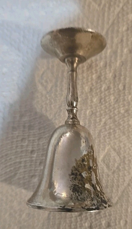 6 Vintage E.P.N.S. Silver Plated Wine Goblets, 3 1/2"Tall.