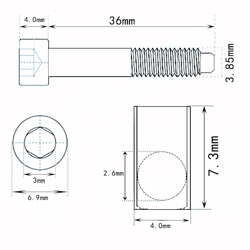 Titanium Alloy Fine Tuner/String Lock Screws/Nut Inserts For Floyd Rose Bridge
