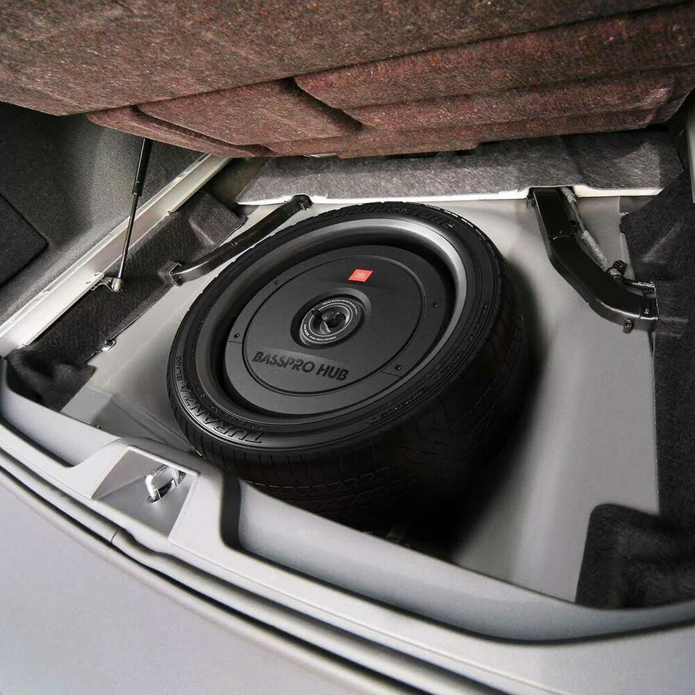 Open box - 11" Universal Powered Spare Tire Well Subwoofer
