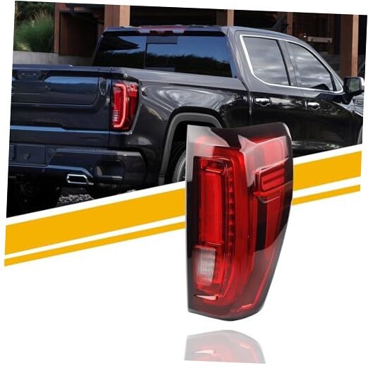 Tail Light Assembly Rear Lamp Compatible with Right Passenger Side LED Type