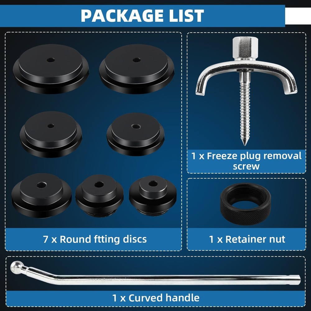 Frost Plug Installer Remover Tool Set