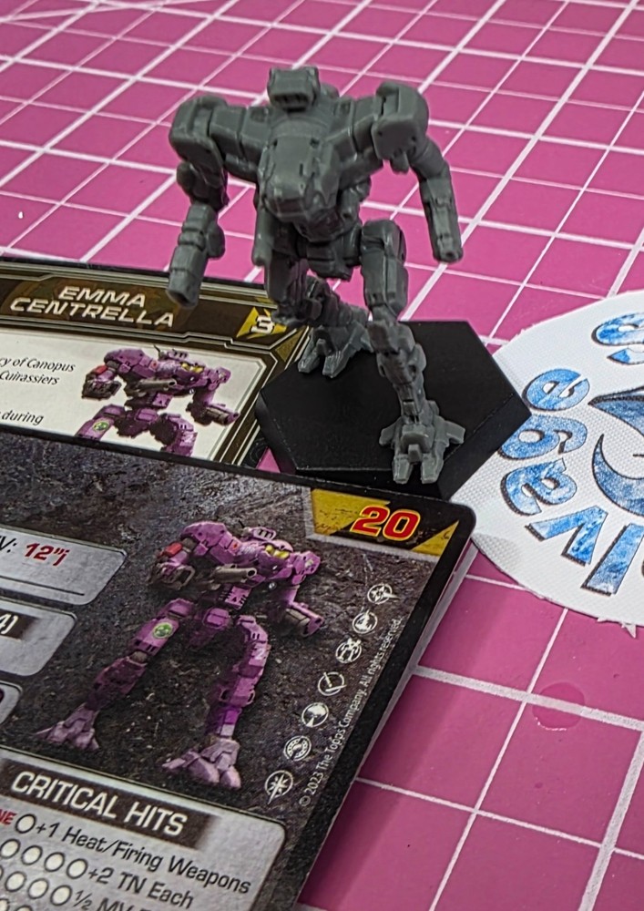 BattleTech Vulcan Mech -- Inner Sphere Security Lance + Cards