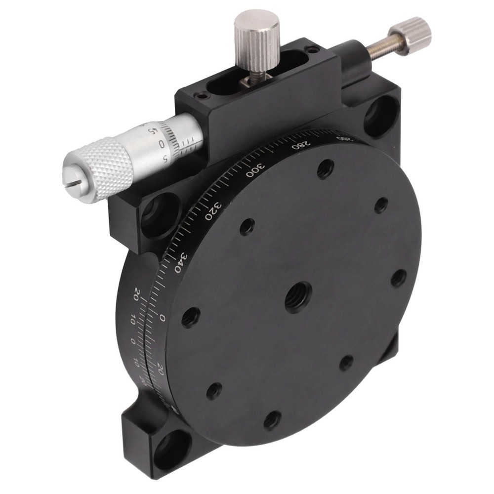 Manual Displacement Platform R Axes Rotating Linear Stage 360° Sliding Table