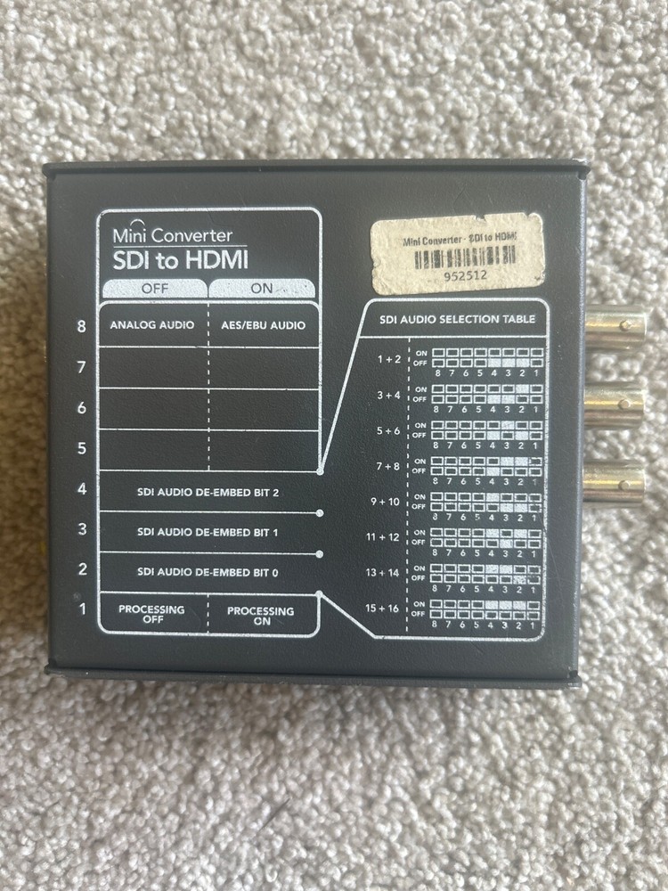 BLACKMAGIC DESIGN SDI TO HDMI MINI CONVERTER
