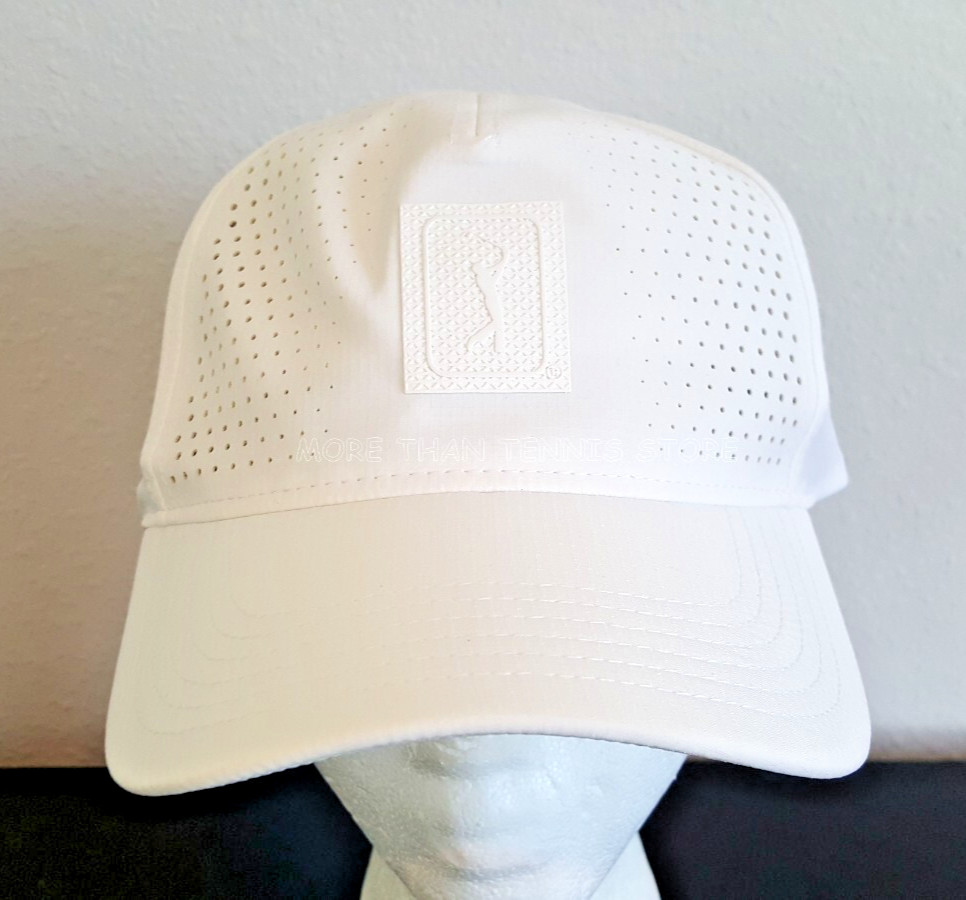 PGA Tour Golf Adjustable Hat Cap White Pro Series