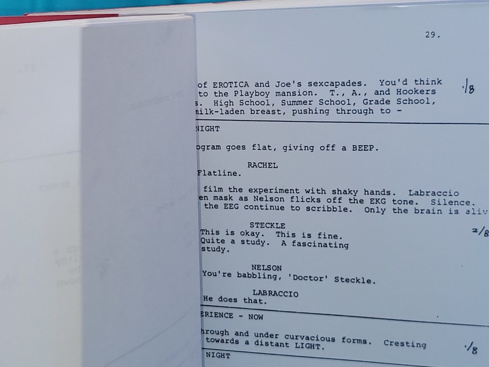 Flatliners Movie Script by Peter Filardi Second Draft July 31,1989 Paper Script