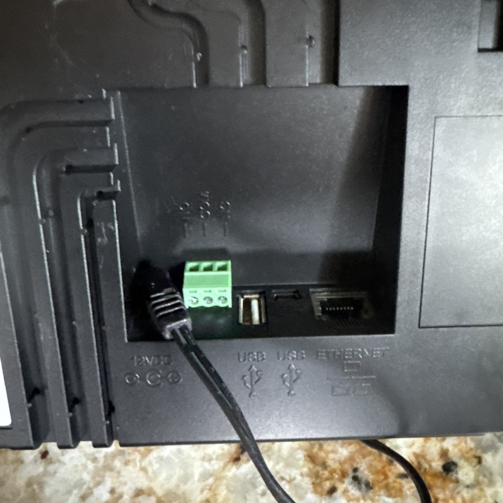 Paychex PX3500 Time Clock Biometric Fingerprint Reader Mounting Bracket & Cards