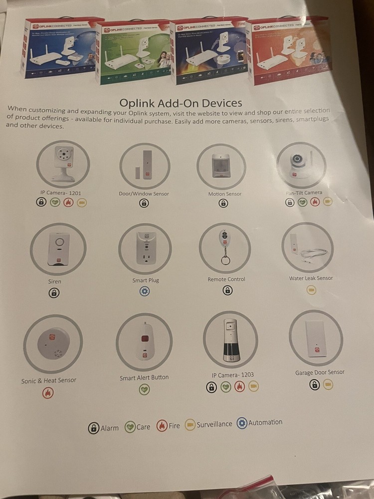 Home8 Oplink Connected Alarmshield Home Security System,